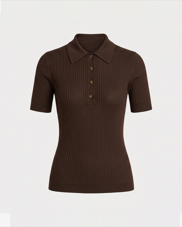 Vera Rib Knit Polo
